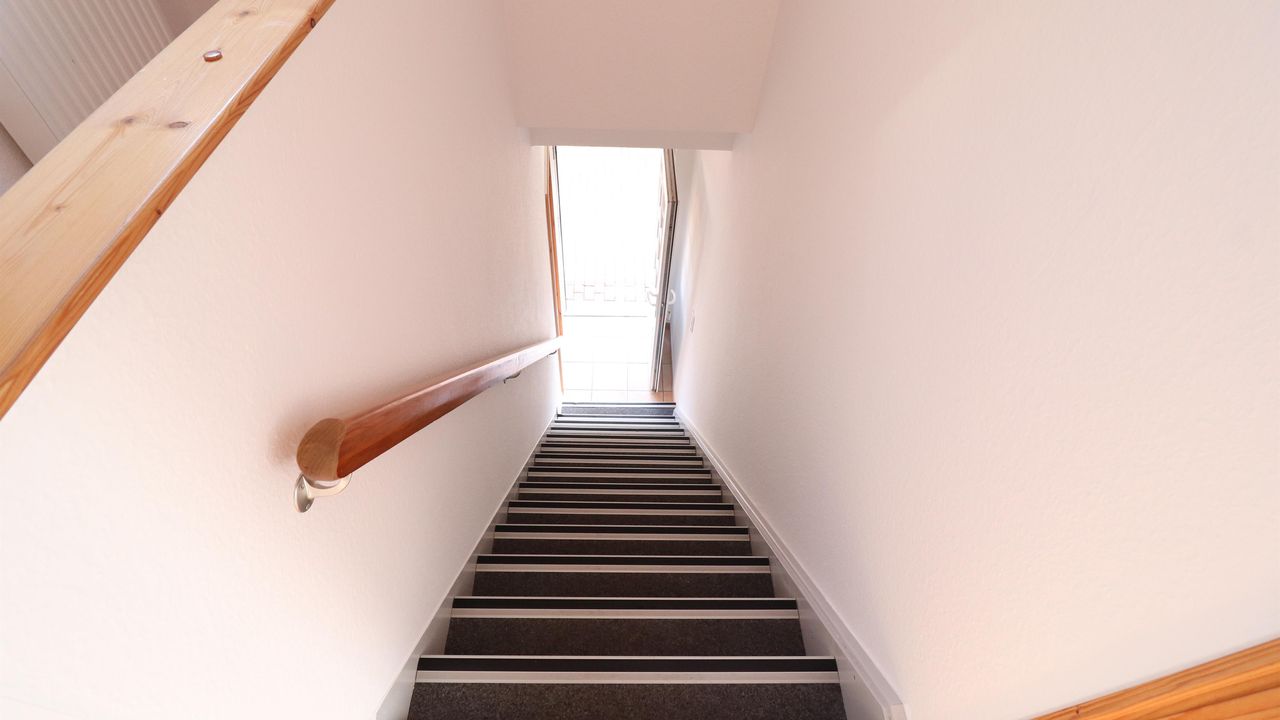 Treppe hinauf zur Wohnung Treppe hinauf zur Wohnung